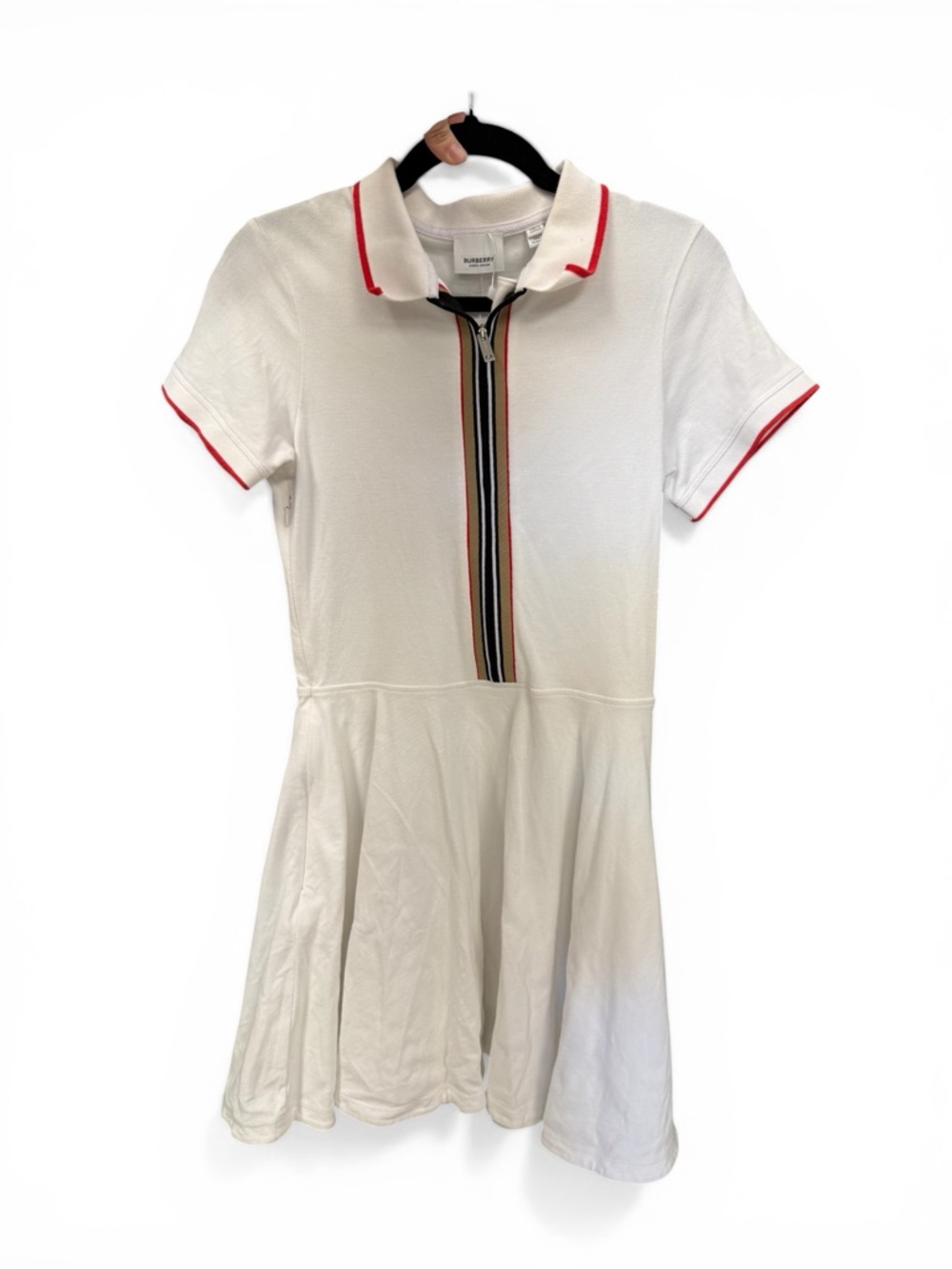 Burberry white polo tennis dress